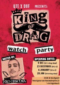 flyer voor king of drag